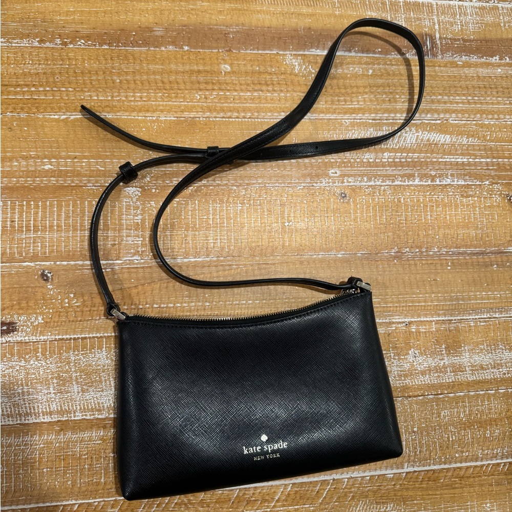 Kate Spade Black Leather Crossbody